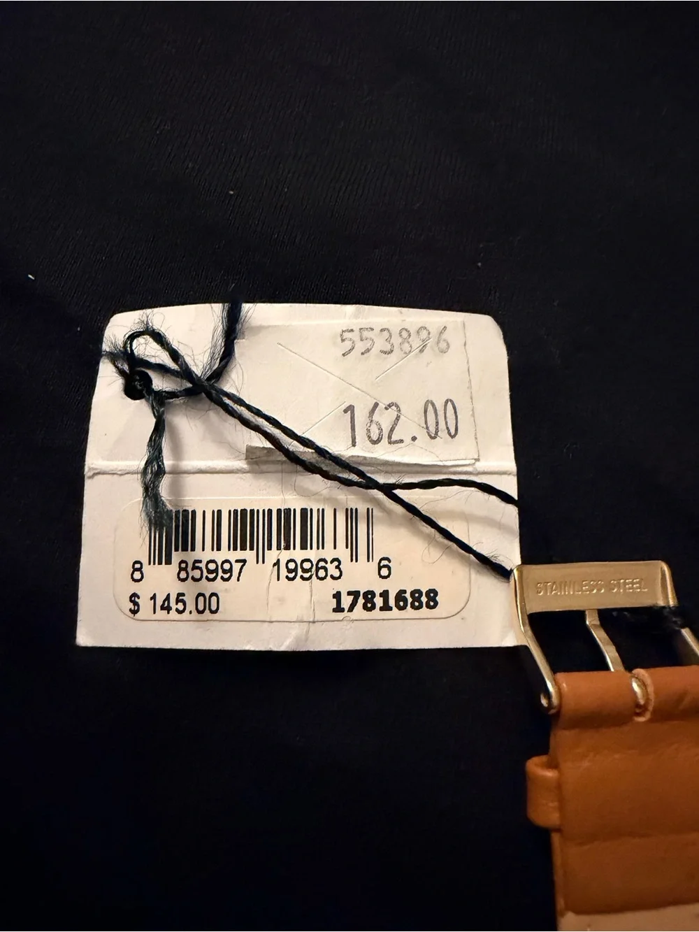 Tommy Hilfiger Men's Gold Case Brown Leather Strap Watch